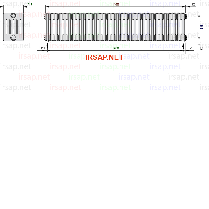 Радиатор IRSAP Tesi 60365/32 T16 CL 01